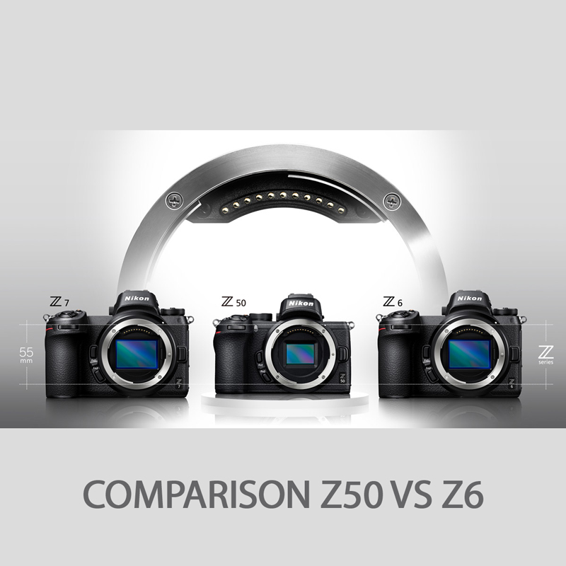 So sánh nhanh giữa Nikon Z50 vs Z6