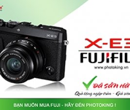 Rất nhiều quà tặng hấp dẫn dành tặng bạn khi mua Fujifilm X-E3 body/KIT tại PhotoKing